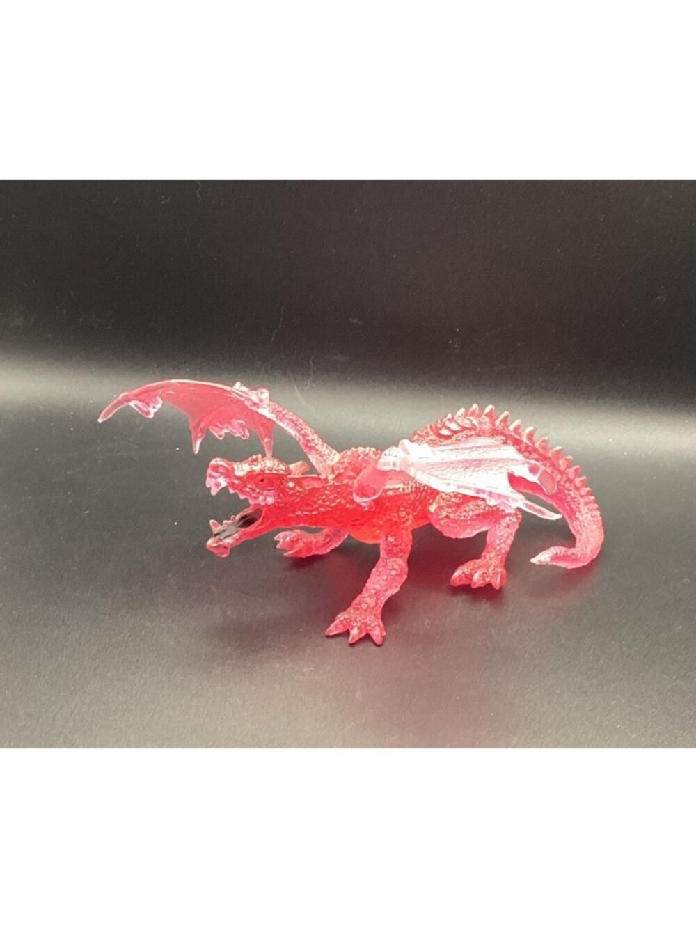 Papo-Fantasy World-Pink Crystal Ice Dragon-2013-Good Condition-RARE